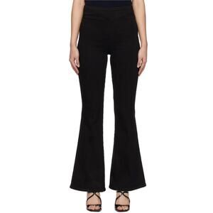 Frame Denim Black Flare Pants
